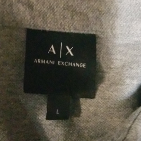 Brand new Grey Armani Exchange semi button up - Picture 5 of 5